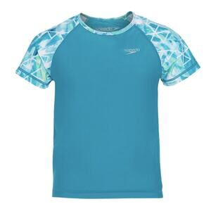 0247 NEW Speedo Girls Short Sleeve Rash guard